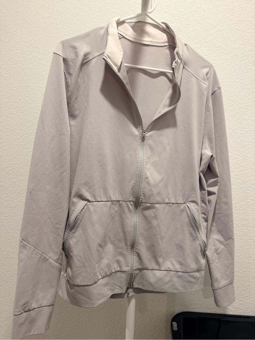 lululemon athletica Light Beige Zip-Up Jacket